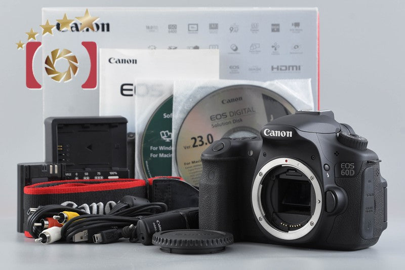 Canon EOS 60D 18.0 MP Digital SLR Camera Body w/ Box