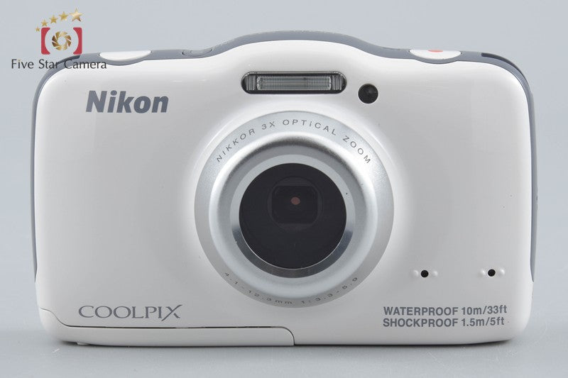 Nikon COOLPIX S32 White 13.2 MP Digital Camera