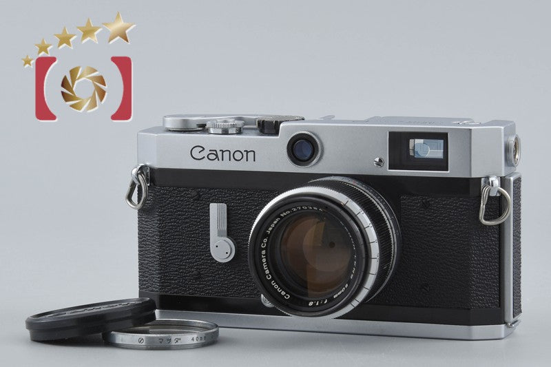 Canon P 35mm Rangefinder Film Camera + 50mm f/1.8