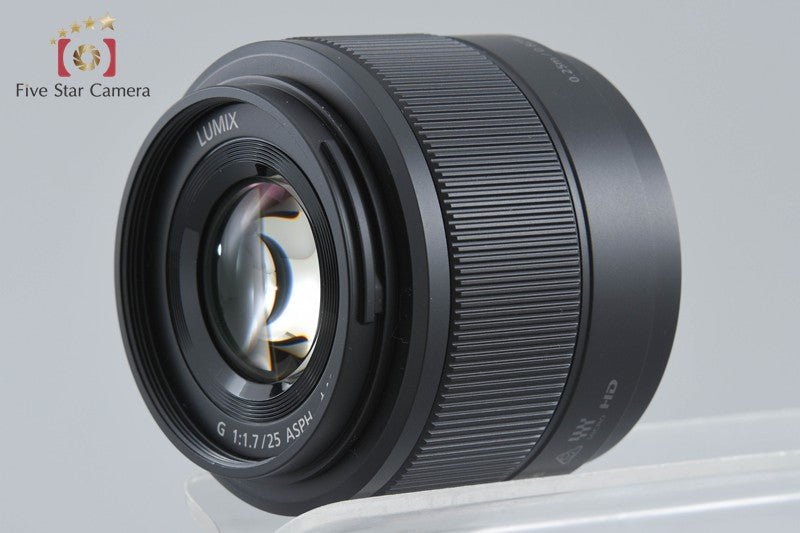 Panasonic LUMIX G 25mm f/1.7 ASPH. H-H025 Black