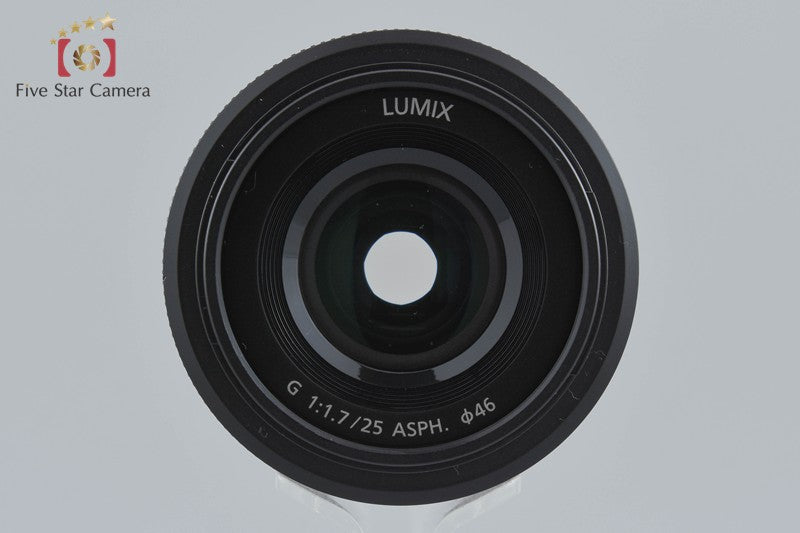 Panasonic LUMIX G 25mm f/1.7 ASPH. H-H025 Black