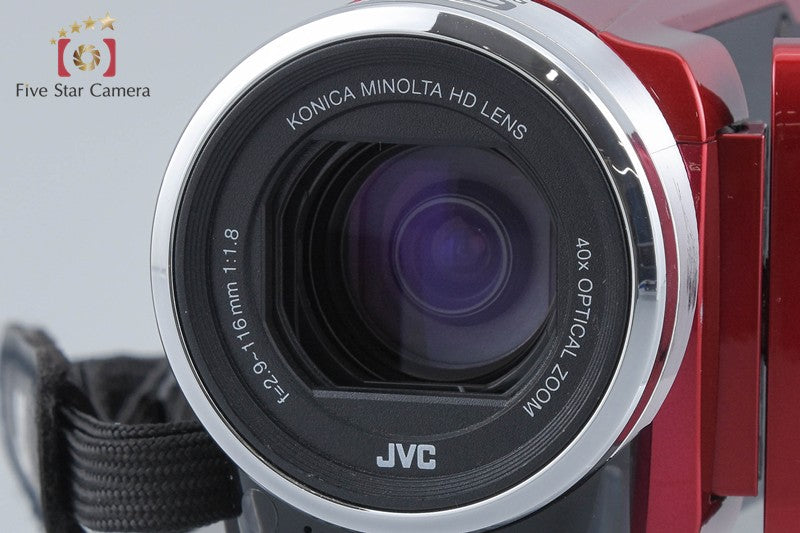 JVC GZ-HM199 Red Digital High Definition Video Camera