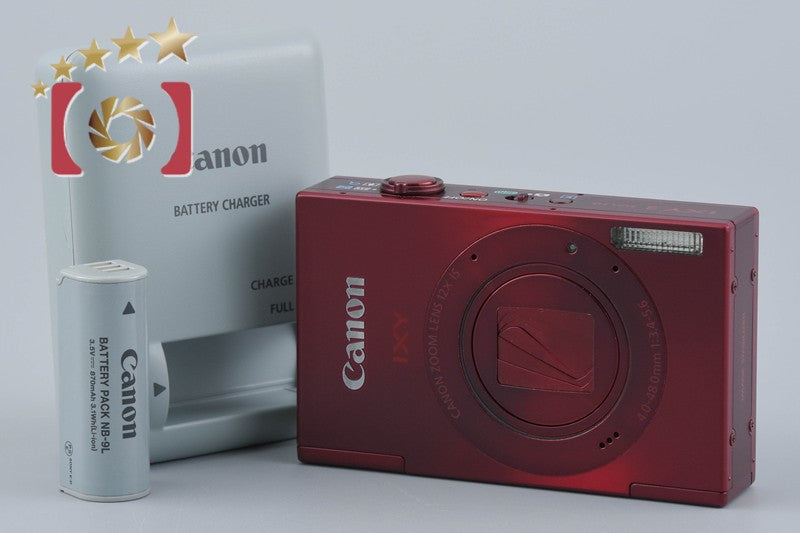 Canon IXY 3 Red 10.1 MP Digital Camera