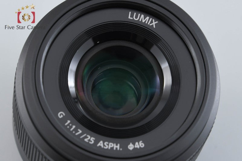 Panasonic LUMIX G 25mm f/1.7 ASPH. H-H025 Black