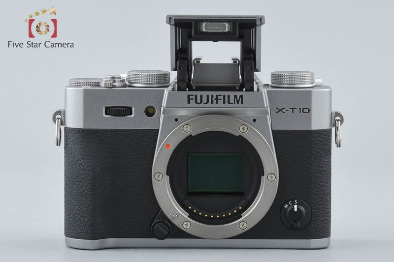 Fujifilm X-T10 Silver 16.3 MP Digital Mirrorless Camera Body