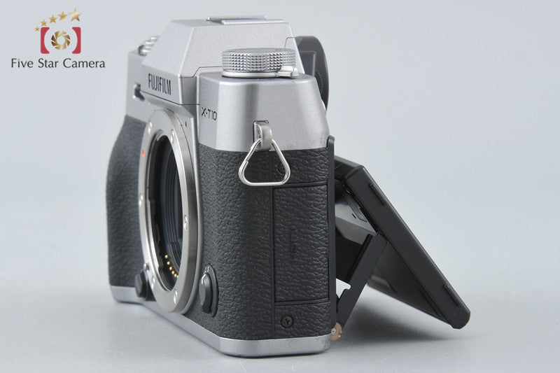 Fujifilm X-T10 Silver 16.3 MP Digital Mirrorless Camera Body