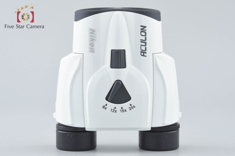 Nikon ACULON T11 8-24x25 White Binoculars w/ Box