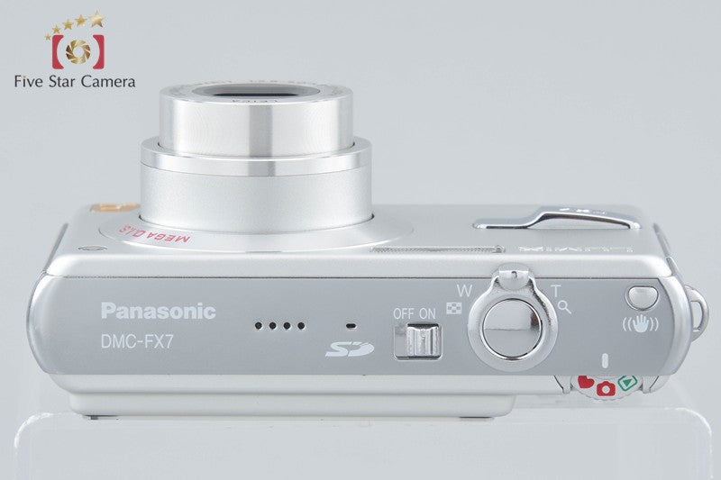 Panasonic LUMIX DMC-FX7 Silky Silver 5.0 MP Digital Camera w/ Box