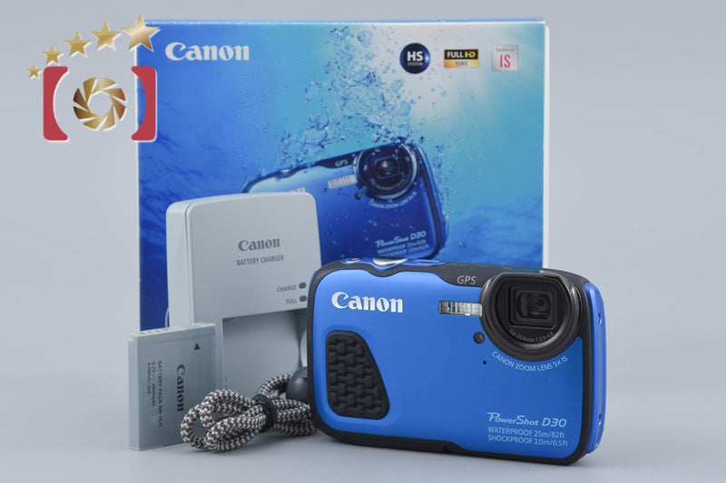 Canon PowerShot D30 12.1 MP Digital Camera w/ Box