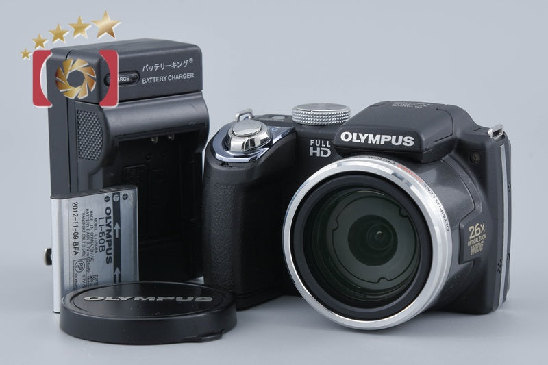 Olympus Stylus SP-720UZ Black 14.0 MP Digital Camera