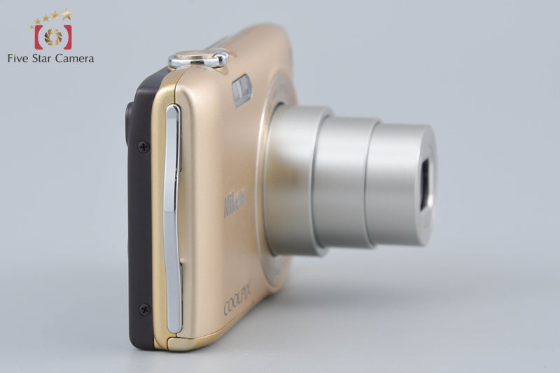 Nikon COOLPIX S3300 Sweet Gold 16.0 MP Digital Camera