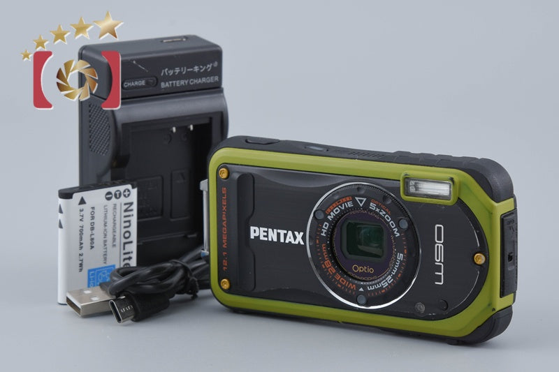 Pentax Optio W90 Pistachio Green 12.1 MP Digital Camera