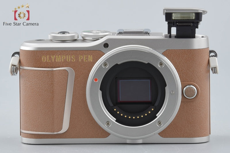 "Count 793" Olympus E-PL9 Brown 16.1 MP Mirrorless Camera 14-42 40-150 Lenses