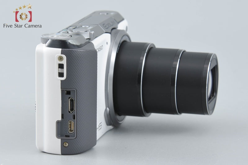 Casio HIGH SPEED EXILIM EX-ZR700 White 16.1 MP Digital Camera w/ Box