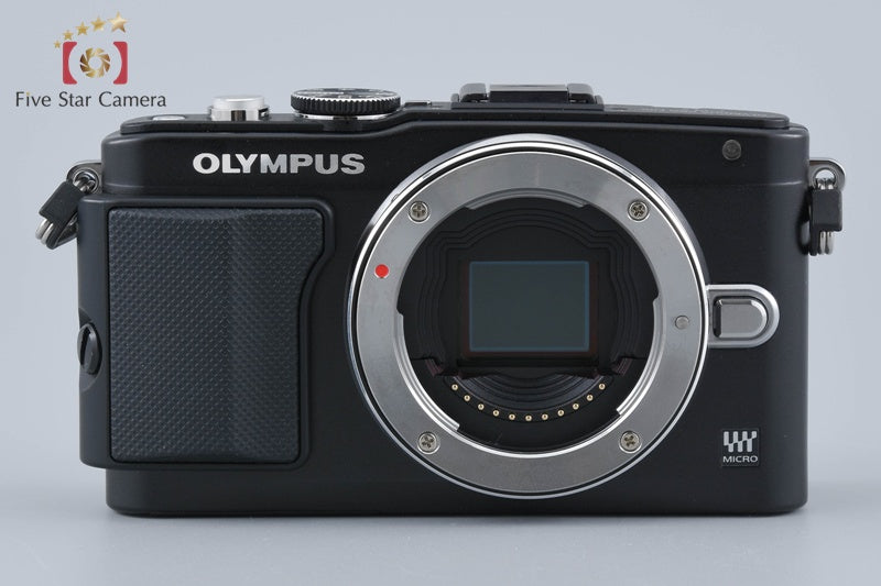 "Shutter count 537" Olympus PEN Lite E-PL5 Black 16.5 MP 14-42 Lens w/ Box