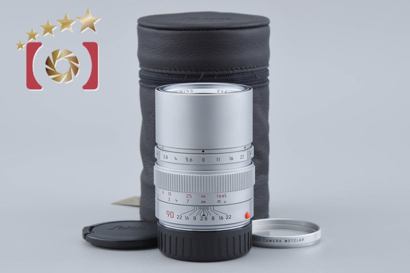 Leica ELMARIT-M 90mm f/2.8 2nd E46 Silver Leica M Mount