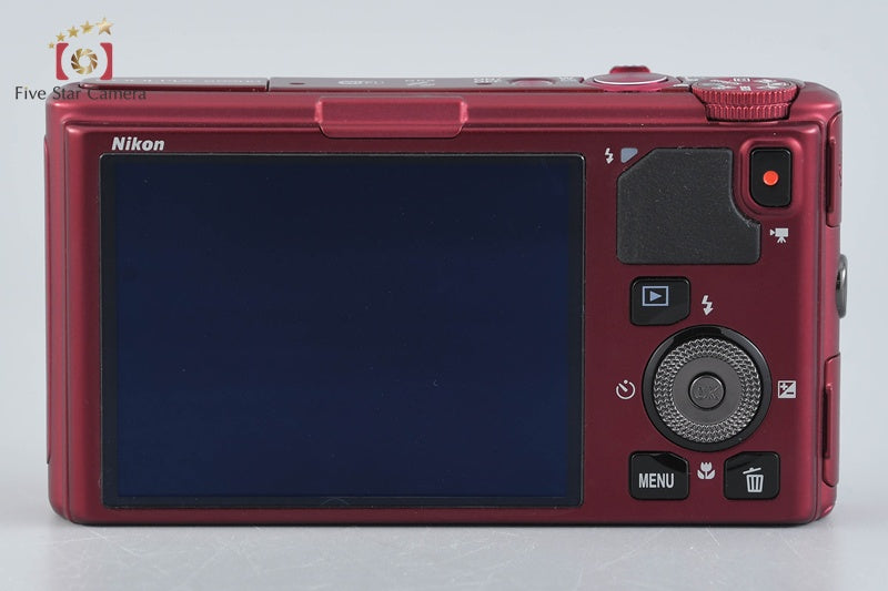 Nikon COOLPIX S9500 Velvet Red 18.1 MP Digital Camera