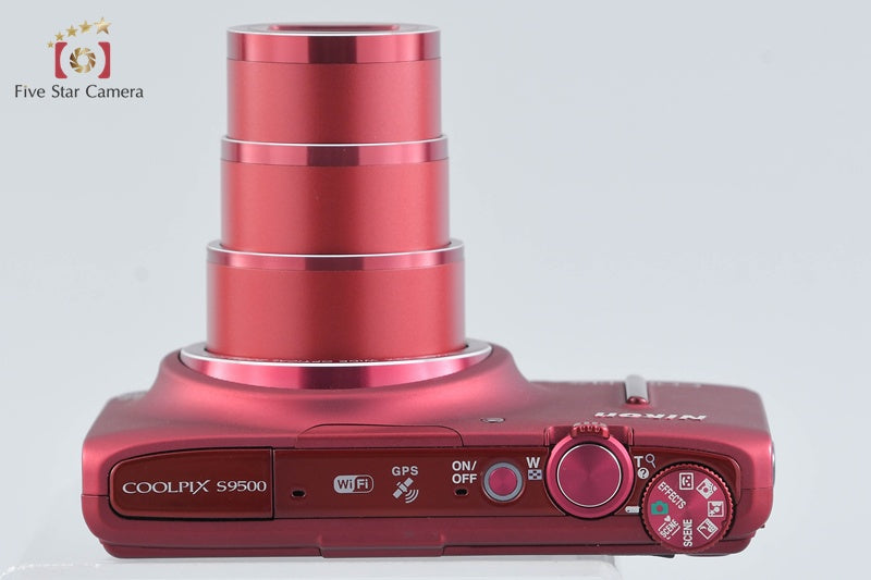 Nikon COOLPIX S9500 Velvet Red 18.1 MP Digital Camera