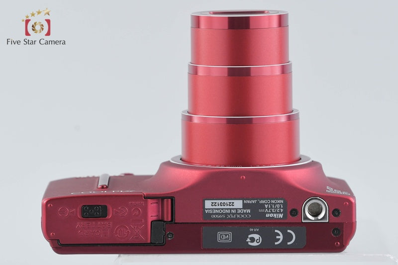 Nikon COOLPIX S9500 Velvet Red 18.1 MP Digital Camera