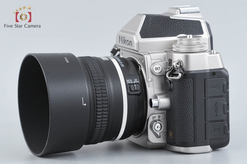 "Count 2,139" Nikon Df Silver 16.2 MP 50mm f/1.8 G Special Edition Kit w/ Box
