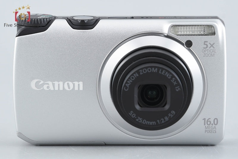 Canon PowerShot A3300 IS Silver 16.0 MP Digital Camera w/ Box