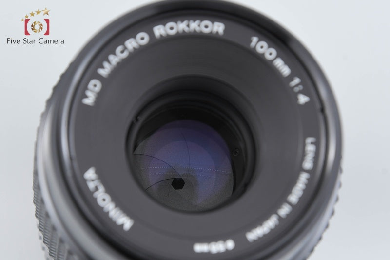 Minolta MD MACRO ROKKOR 100mm f/4