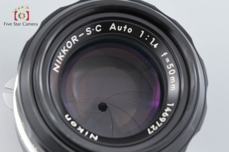 Nikon NIKKOR-S.C Auto 50mm f/1.4 Non Ai Lens