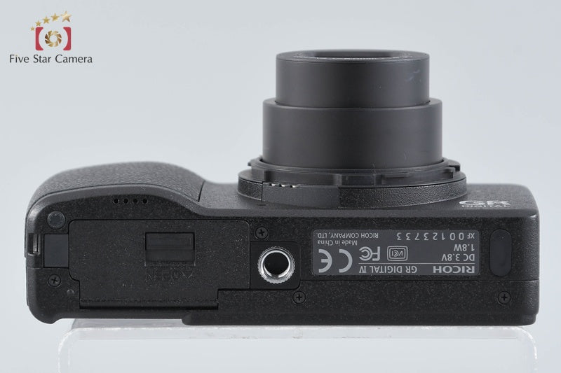 "Shutter count 919" Ricoh GR Digital IV Black 10.0 MP Digital Camera