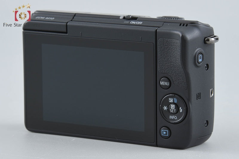 Canon EOS M10 Black 18.0 MP Digital Mirrorless Camera 15-45 Lens