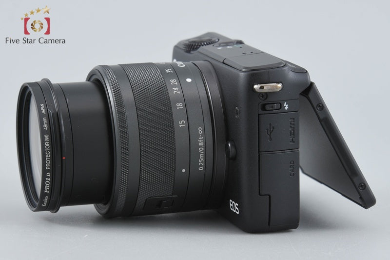Canon EOS M10 Black 18.0 MP Digital Mirrorless Camera 15-45 Lens