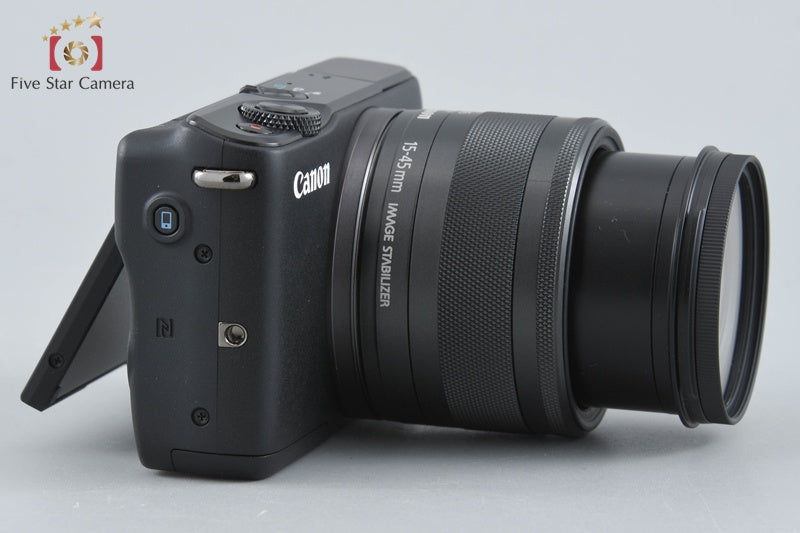 Canon EOS M10 Black 18.0 MP Digital Mirrorless Camera 15-45 Lens