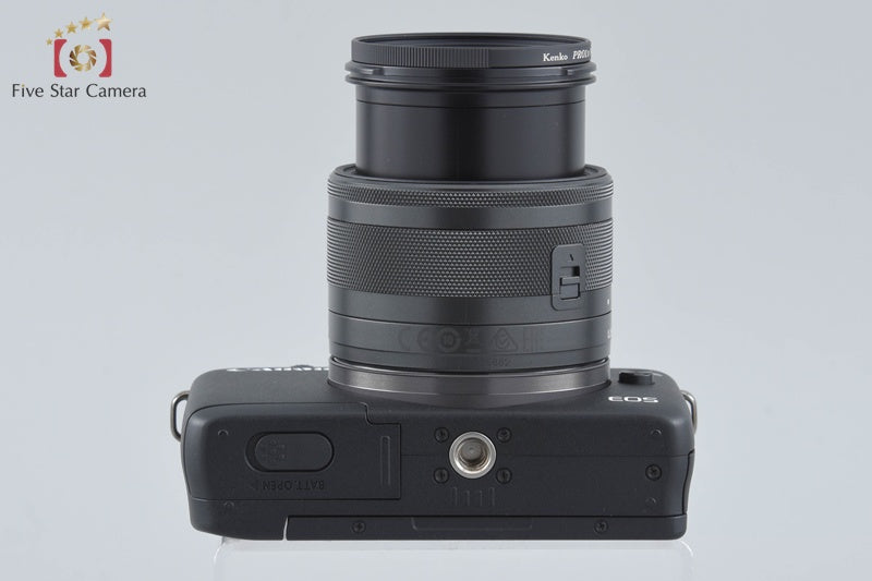 Canon EOS M10 Black 18.0 MP Digital Mirrorless Camera 15-45 Lens