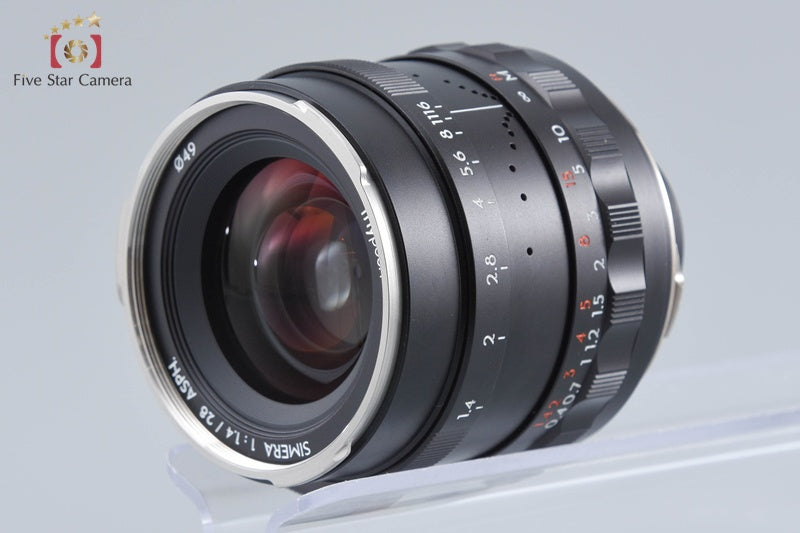 Thypoch Simera 28mm f/1.4 ASPH. Type II Black for Leica M Mount