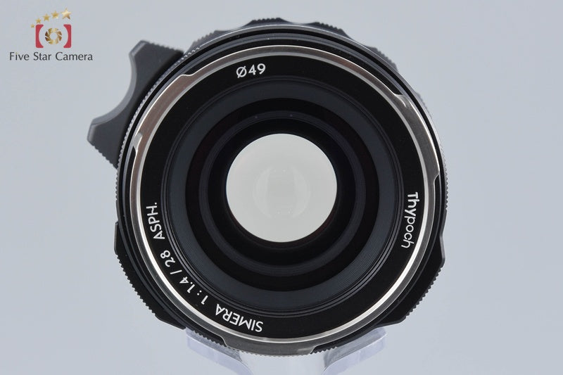 Thypoch Simera 28mm f/1.4 ASPH. Type II Black for Leica M Mount