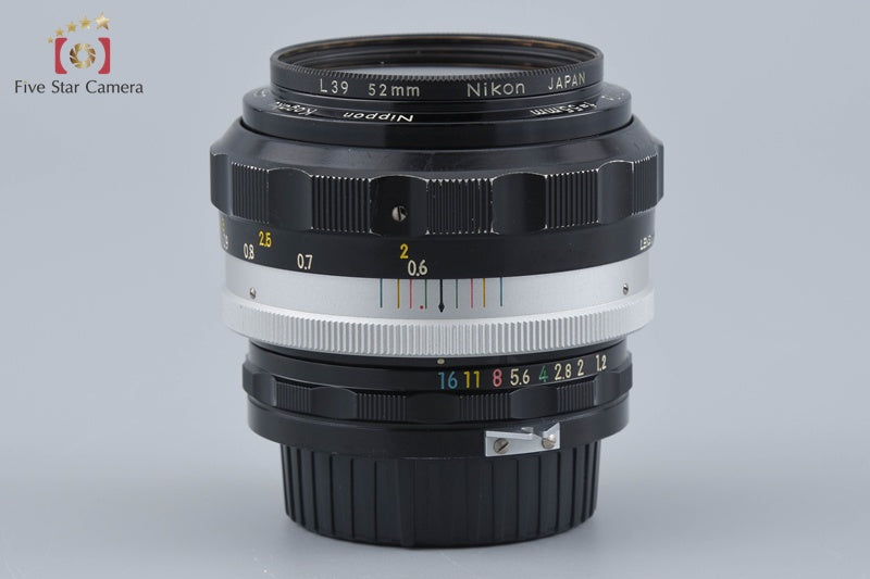 Nikon NIKKOR-S Auto 55mm f/1.2 Non Ai Lens