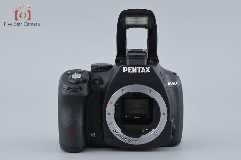 "Shutter count 612" Pentax K-50 Black 16.3 MP Digital SLR Camera Body
