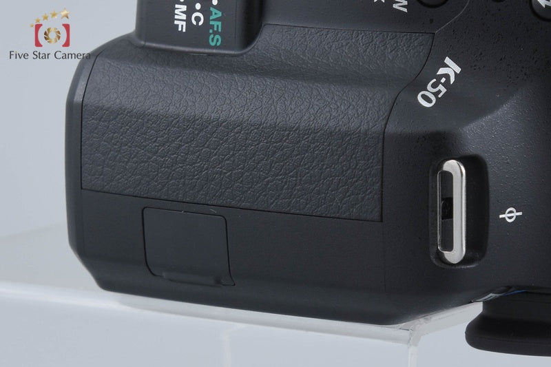 "Shutter count 612" Pentax K-50 Black 16.3 MP Digital SLR Camera Body
