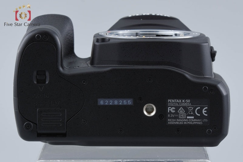 "Shutter count 612" Pentax K-50 Black 16.3 MP Digital SLR Camera Body