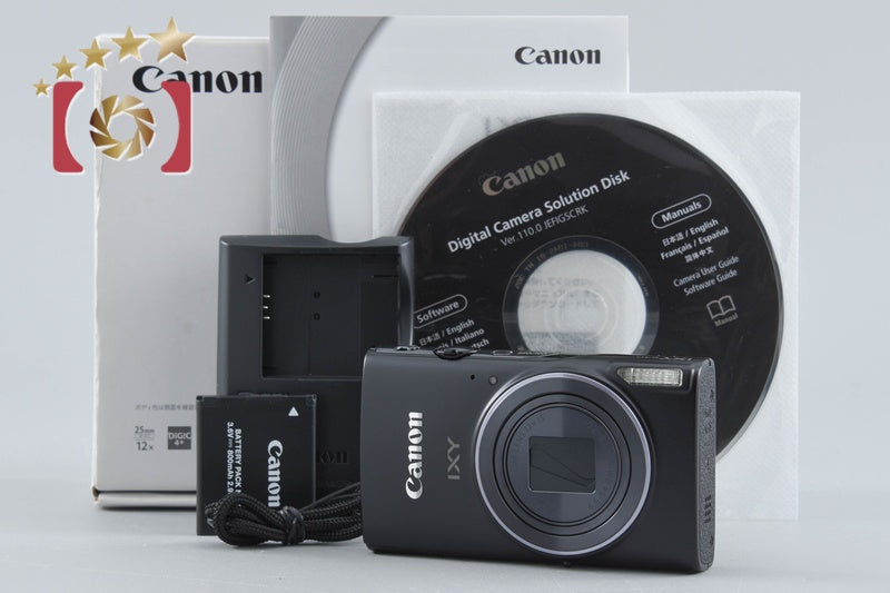 Canon IXY 640 Black 20.2 MP Digital Camera w/ Box