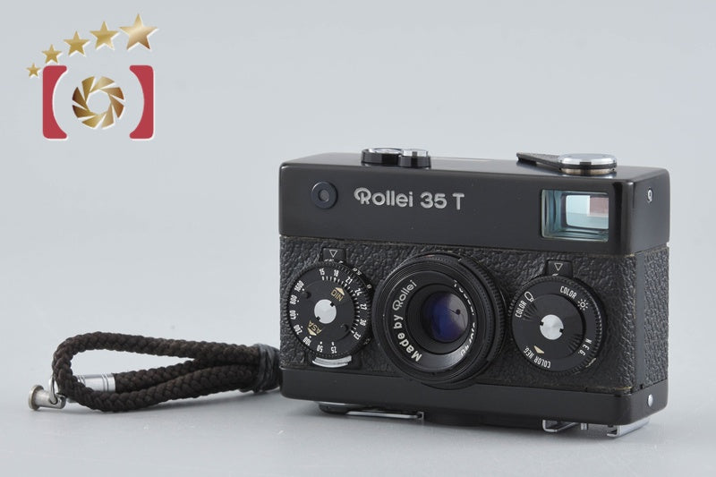 Rollei 35T Black Tessar 40mm f/3.5 35mm Point&Shoot Film Camera