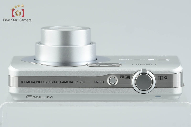 Casio EXILIM EX-Z80 Silver 8.1 MP Digital Camera w/ Box