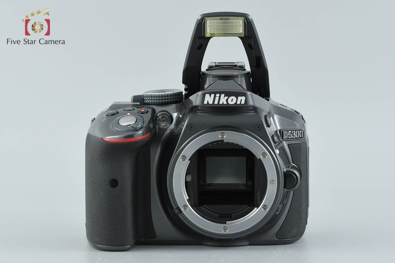 Nikon D5300 Gray 24.2 MP DSLR Camera 18-55 VR II Lens