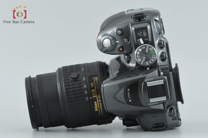 Nikon D5300 Gray 24.2 MP DSLR Camera 18-55 VR II Lens