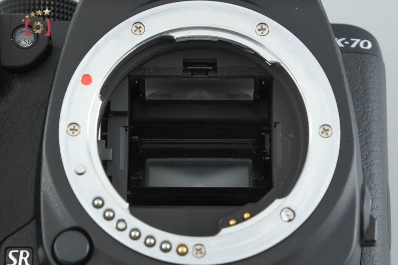 "Count 721" PENTAX K-70 Black 24.0 MP DSLR Camera Body