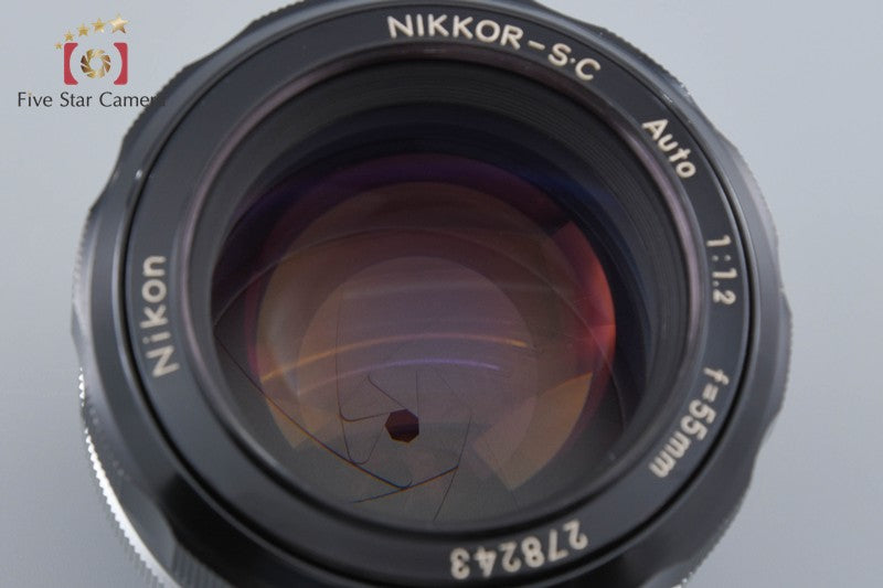 Nikon NIKKOR-S.C Auto 55mm f/1.2 Ai Converted