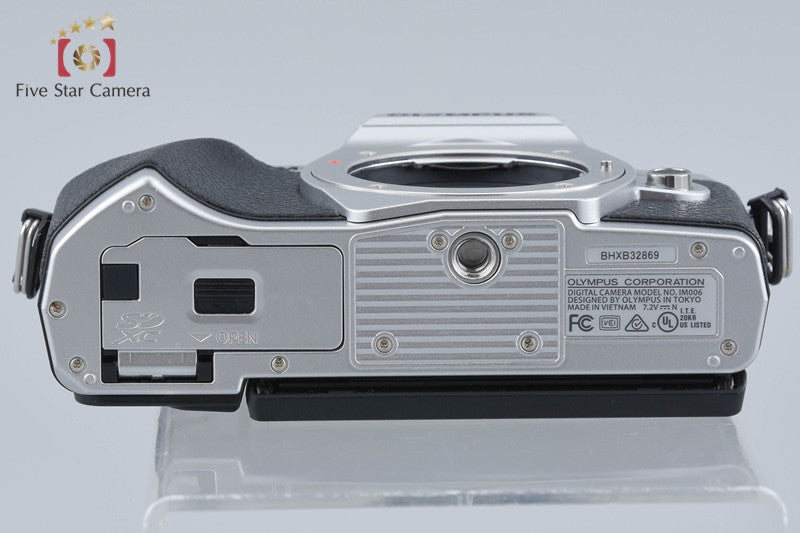 Olympus OM-D E-M10 Mark III Silver 16.1 MP Mirrorless Digital Camera Body