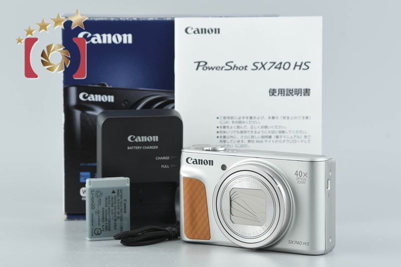 Canon PowerShot SX740 HS Silver 20.3 MP Digital Camera w/ Box