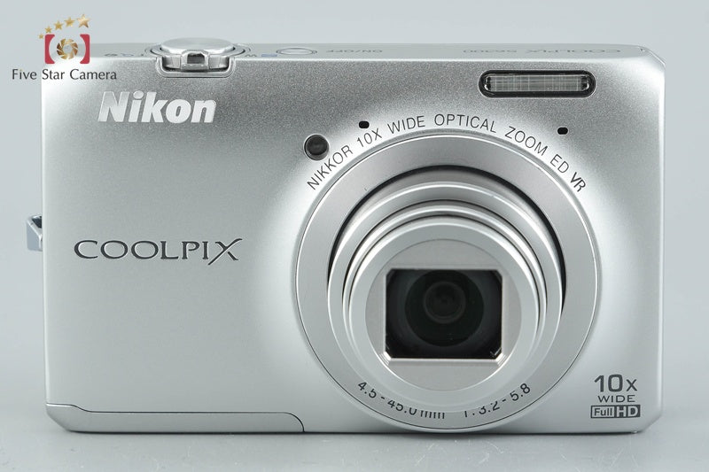 Nikon COOLPIX S6300 Crystal Silver 16.0 MP Digital Camera