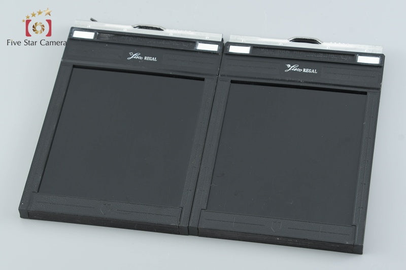 Lisco REGAL II 4x5 Cut Film Holder x2 w/ Box