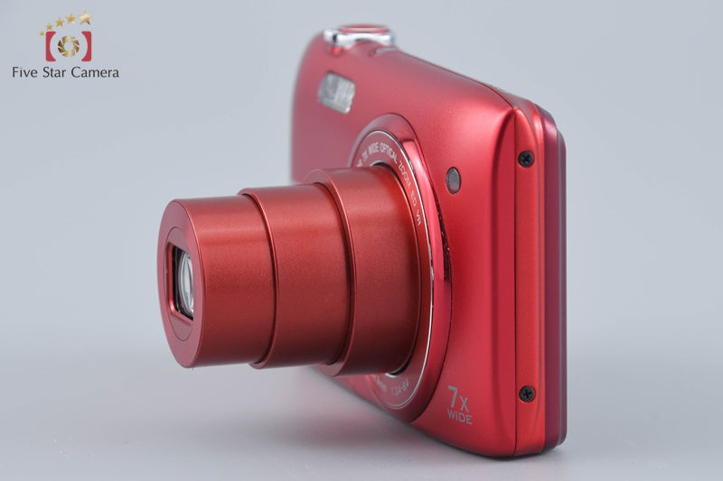 Nikon COOLPIX S3500 Raspberry Red 20.0 MP Digital Camera